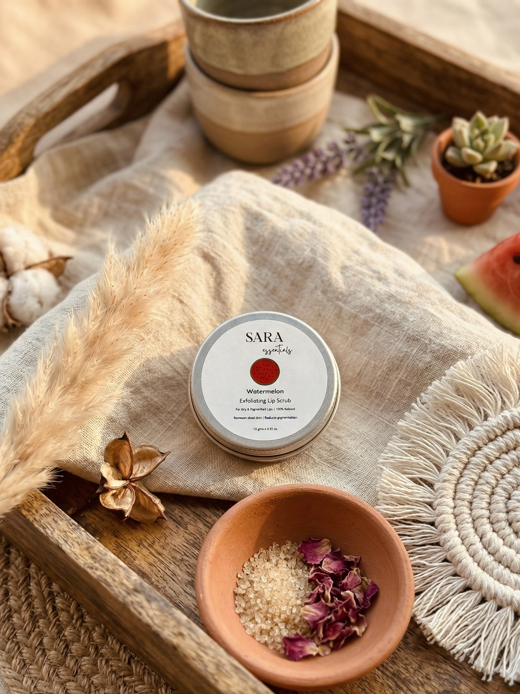 Watermelon Exfoliating Lip Scrub